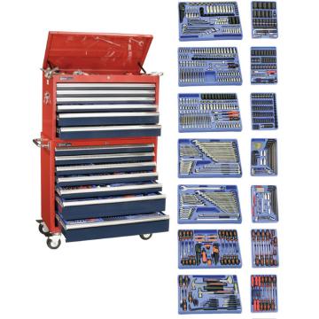 天赋genius公制及英制综合工具套装，含工具车， 926件套，MS-926TS