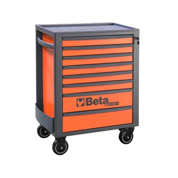 百塔Beta RSC24/8-FO-8抽屉工具车，橙色，024004080
