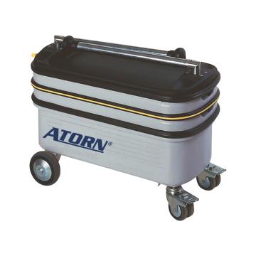 哈恩库博Hahn+Kolb ATORN手推工具车，带有向下折叠柱，RAL 7035，50277001