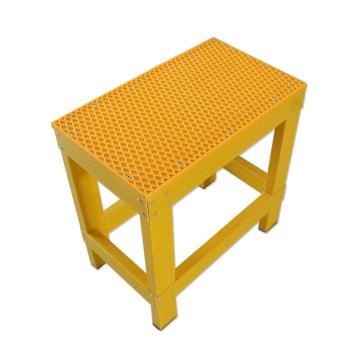 华泰 玻璃钢绝缘一层凳，额定载重(kg):150 耐压220KV 踏板尺寸(cm):50*80，HT-049-02-50*80梯高40