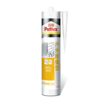 百得 中性硅胶户外耐候型，SCR-W，白色，300ml/支