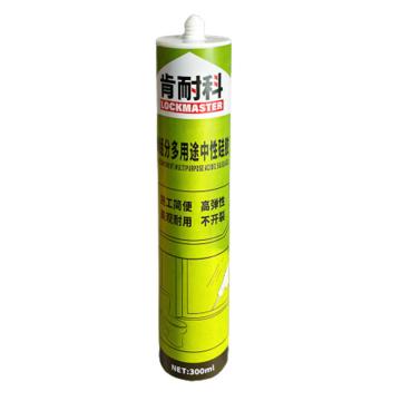肯耐科 单组分多用途中性硅胶，黑色，NP，300ml/支