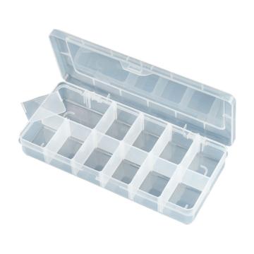 宝工Pro'skit 元器件收纳盒，12格，203-132F，活动零件盒 电子元件盒 零件收纳盒 分隔盒 分格箱