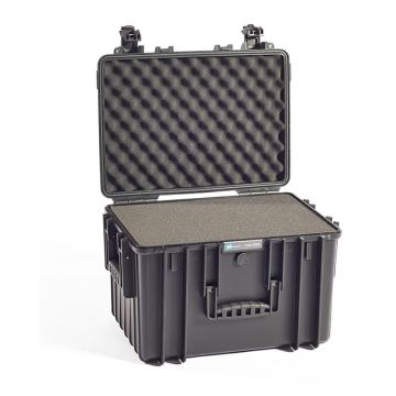 倍威 手提安全工具箱 IPx67防水抗震保护箱 黑色，含海绵SI内衬，430x300x300，Type 5500/B/SI
