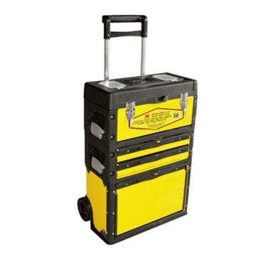 波斯BOSI 拉杆式工具箱，520*320*720mm，BS522288