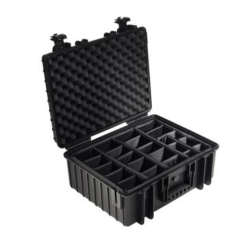 倍威B&W 安全工具箱 摄影器材箱镜头防潮箱 黑色，底部间隔，475x350x200，Type 6000/B/RPD