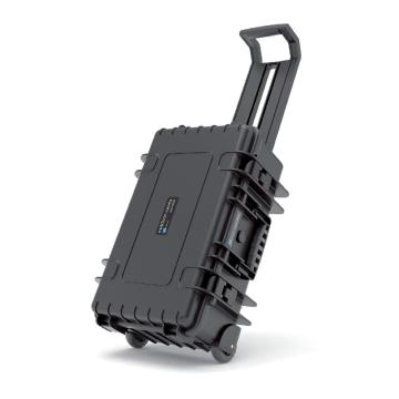 倍威B&W 拉杆工具箱 可登机拉杆箱 防水防潮箱 黑色，底部间隔，500x285x195，Type 6600/B/RPD