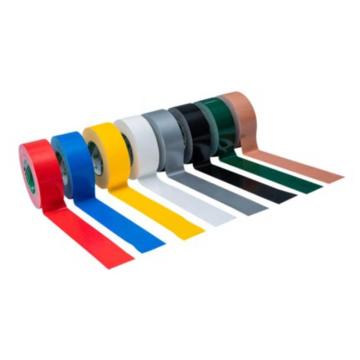 Raxwell 布基胶带，宽长厚尺寸：48mm*10m*0.23mm，黄色，72卷/箱