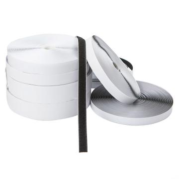 冰禹 背胶魔术贴 尼龙子母搭扣，2.5厘米*6米 白色（2卷=毛面1卷+勾面1卷）BYlf-610