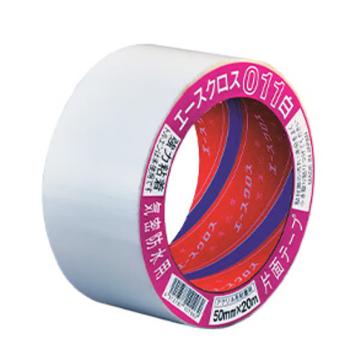 光洋化学 ACE CLOTH气密性胶带，门窗框装潢固定施工漏水修补50mm*20m-011白单面胶带（1卷装)