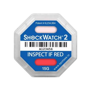 shockwatch 二代震动指示器，shockwatch2-15g，深蓝色，每盒100个