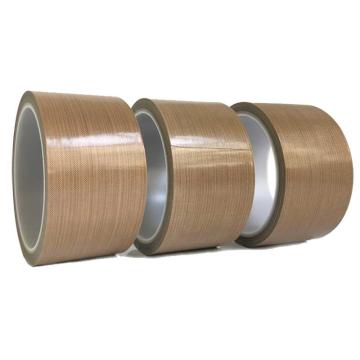 斯凯氟 特氟龙铁氟龙PTFE玻璃纤维布耐高温胶带，棕色，0.18mm*80mm*10m，F7013-2Z-80mm