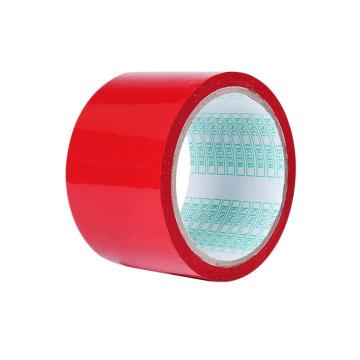 上柯 彩色封箱胶带，红色 60mm×74m 5卷，A1386