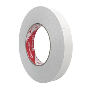 晶华 耐温120℃棉纸双面胶，白色，160μ*50米，25mm*50m，JDS210-25