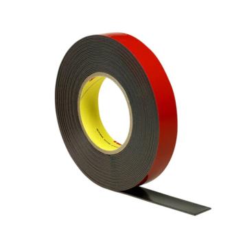 3M 黑色丙烯酸增强胶带，1.52毫米，EX4015-20mm*33m