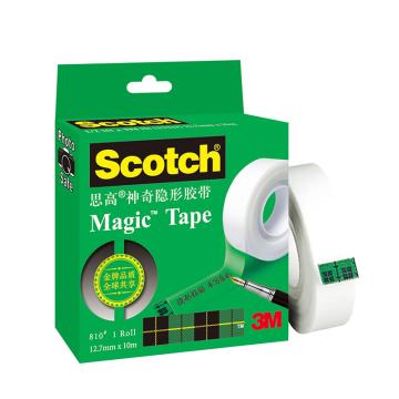 3M思高 胶带，810 隐形胶带 --1/2“*10M，单个