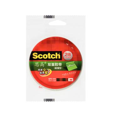 3M思高 超值型双面胶带，200C 6MM×10YD，单卷