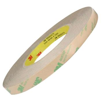 3M 双面无基材纯胶膜胶带， 透明 宽度6mm 厚度0.06mm，型号：467MP-6mm