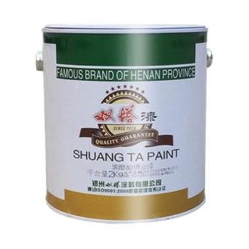 双塔 醇酸调和漆，淡绿，国标G02，17kg/桶