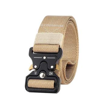 安赛瑞 户外腰带 多功能作训腰带户外装备裤腰带 尼龙工装腰带 3.8cm宽 军绿，300400