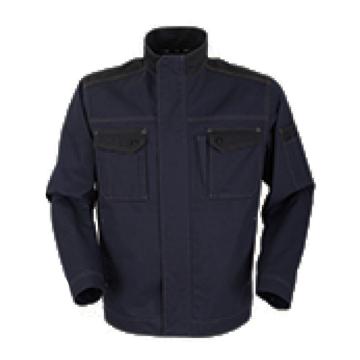 泰普士 60%棉40%功能纤维，高棉防静电工作服，灰拼黑，ESD19CVC2001DG-L