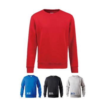 西域推荐 圆领卫衣，涤棉，黑色，2XL（同系列10件起订）