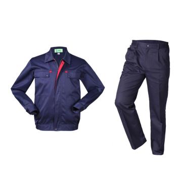 锦禾 春秋季工作服套装，涤棉纱卡，藏青色，H06JA1507+H06KA1505-2XL