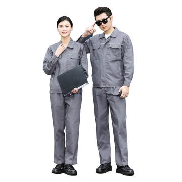 笙谷 涤棉磨毛加厚纱卡春秋工作服，XGK806-L