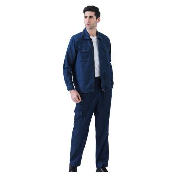 笙谷 80%精梳棉夏季牛仔服套装，XGDXX5-M