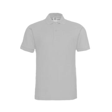 纯色大王 短袖涤棉POLO衫195g，1AC02，麻灰色，3XL