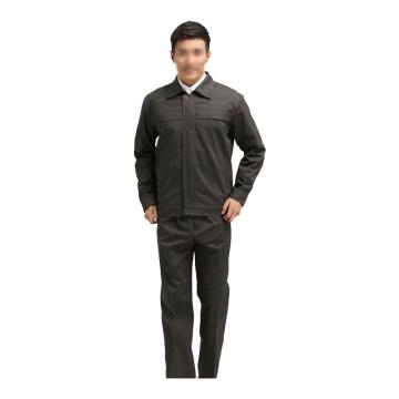 雅姿坊 全棉挂里布分身夹克式工作服春秋款套装，同型号20套起订，180