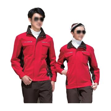 雅姿坊 水洗棉分身夹克式工作服春秋款套装，同型号20套起订，170