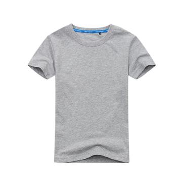 西域推荐 T恤，220g 精梳全棉圆领T恤衫 灰色 2XL（同系列100件起订）
