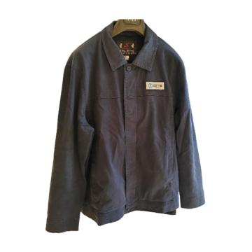 蓝士 春季工作服套装，100%全棉，藏蓝色，190（同款20套起订）