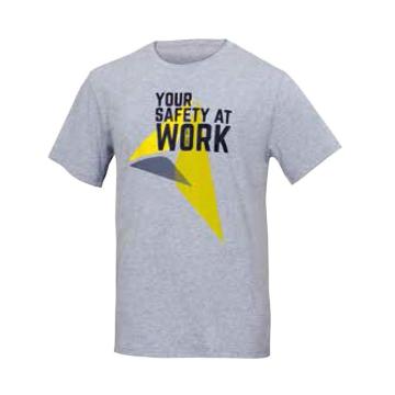 代尔塔DELTAPLUS 圆领T恤，405431-M，ROMA 罗马时尚T恤 纯棉灰色