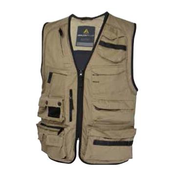 代尔塔DELTAPLUS 马甲，405332-M，MSGIL 马克系列 米色