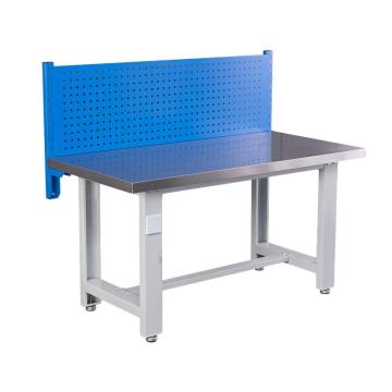 盛悦欣美 重型工作台，不锈钢台面，1200L*750D*800Hmm，带450方孔，非偏远两台包安装