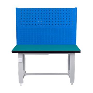 盛悦欣美 重型工作台，绿色防静电台面，1500L*750D*800Hmm，带920方孔+百叶，非偏远两台包安装