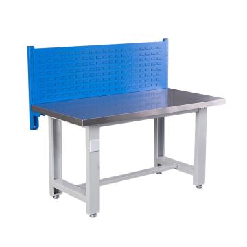 盛悦欣美 重型工作台，不锈钢台面，1500L*750D*800Hmm，带450百叶，非偏远两台包安装
