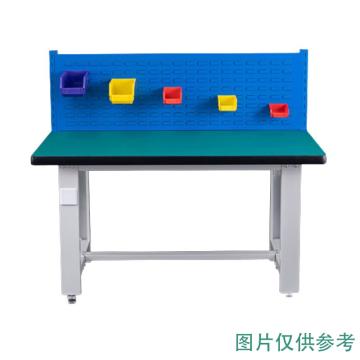 盛悦欣美 重型工作台，绿色复合台面，1500L*750D*800Hmm，带450百叶，非偏远两台包安装