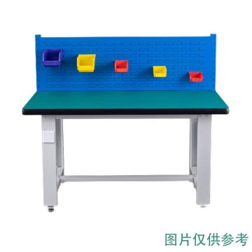 盛悦欣美 重型工作台，绿色防静电台面，1800L*750D*800Hmm，带450百叶，非偏远两台包安装