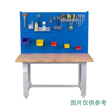 盛悦欣美 重型工作台，榉木台面，1500L*750D*800Hmm，带920方孔+百叶，非偏远两台包安装