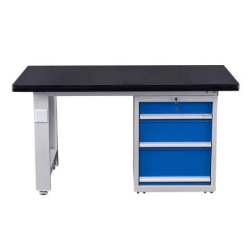 盛悦欣美 重型工作台，钢板台面，落地三抽，尺寸：L1800*W750*H800mm，非偏远两台包安装