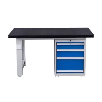 盛悦欣美 重型工作台，钢板台面，落地四抽，尺寸：L1800*W750*H800mm，非偏远两台包安装