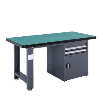 盛悦欣美 重型工作台，复合台面，工业灰，1500L*750D*800Hmm，二抽一门款，非偏远两台包安装