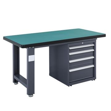 盛悦欣美 重型工作台，复合台面，工业灰，1500L*750D*800Hmm，落地四抽款，非偏远两台包安装