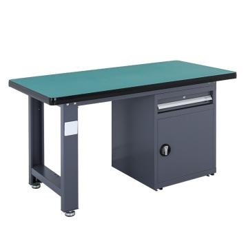盛悦欣美 重型工作台，复合台面，工业灰，2100L*750D*800Hmm，一抽一门款，非偏远两台包安装