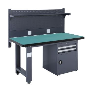 盛悦欣美 重型工作台，复合台面，工业灰，2100L*750D*800Hmm，二抽一门620款，非偏远两台包安装