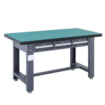 盛悦欣美 重型工作台，复合台面，工业灰，2100L*750D*800Hmm，平三抽款，非偏远两台包安装
