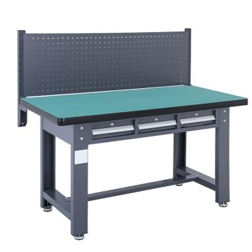 盛悦欣美 重型工作台，复合台面，工业灰，2100L*750D*800Hmm，平三抽450方孔款，非偏远两台包安装